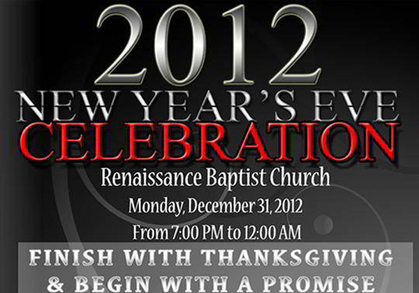 church anniversary flyer