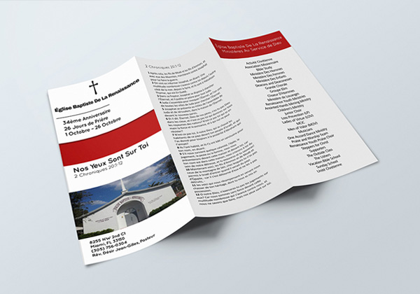 church anniversary brochure 9/11/14